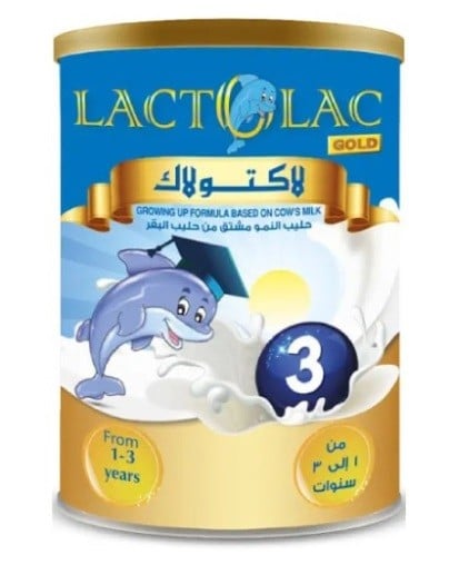 لاكتونك 3 حليب أطفال المرحلة الثالثة من عمر سنة وحتى 3 سنوات 400 جرام