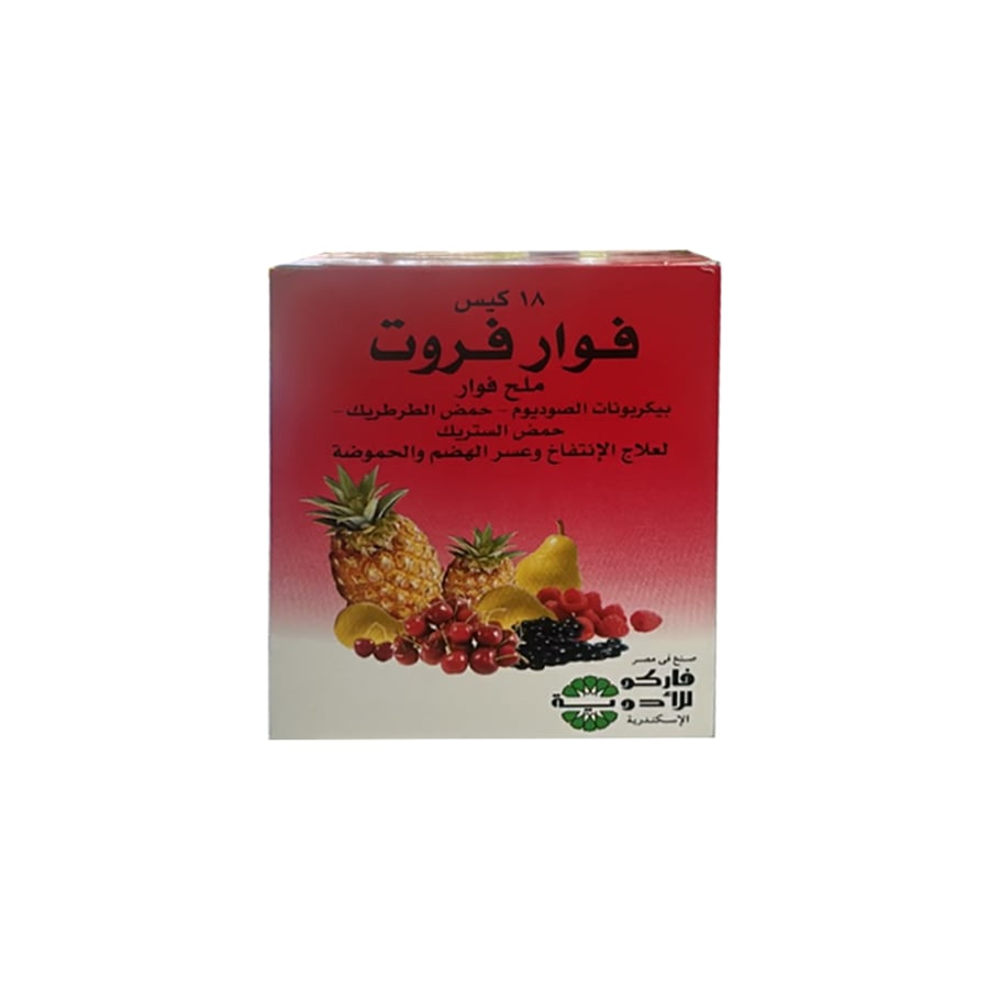 فوار اكياس 5 جم 6 ق*3 علبة فواكه