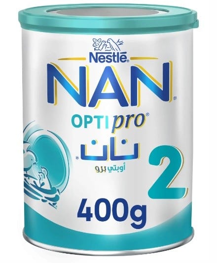 نان 2 حليب أطفال المرحلة الثانية من 6 أشهر وحتى عمر سنة 400 جرام