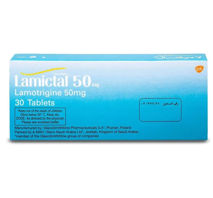 لاميكتال 50 مج حبوب 30 ق