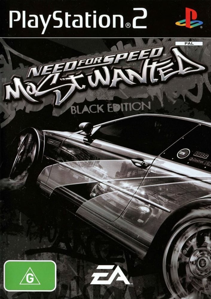 شريط منسوخ للعبة Need for Speed: Most Wanted: Black Edition