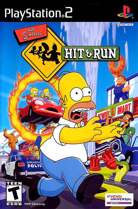 شريط منسوخ للعبة The Simpsons – Hit & Run