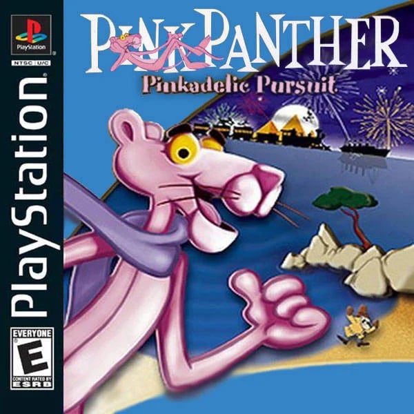 شريط منسوخ للعبة Pink Panther: Pinkadelic Pursuit