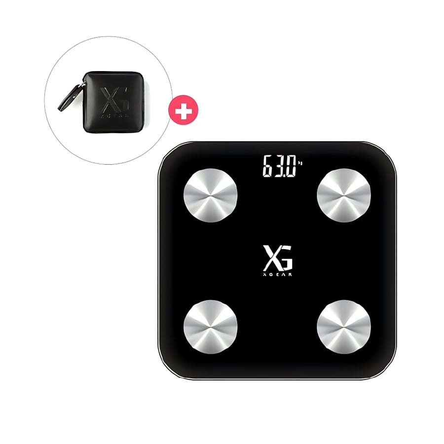 The smart scale from Xqir with a meter