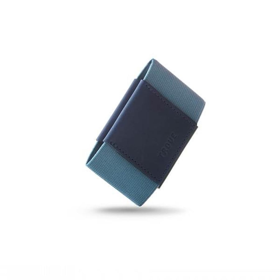 Card holder in green and blue from Trov