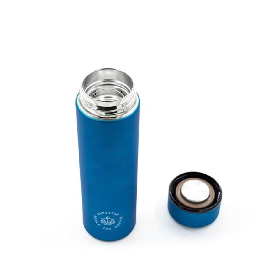 Smart mug that preserves heat and cold, blue, 450 ml capacity, from Baristar