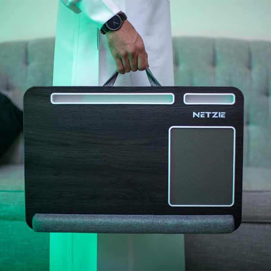 Gray laptop stand from Nezzi