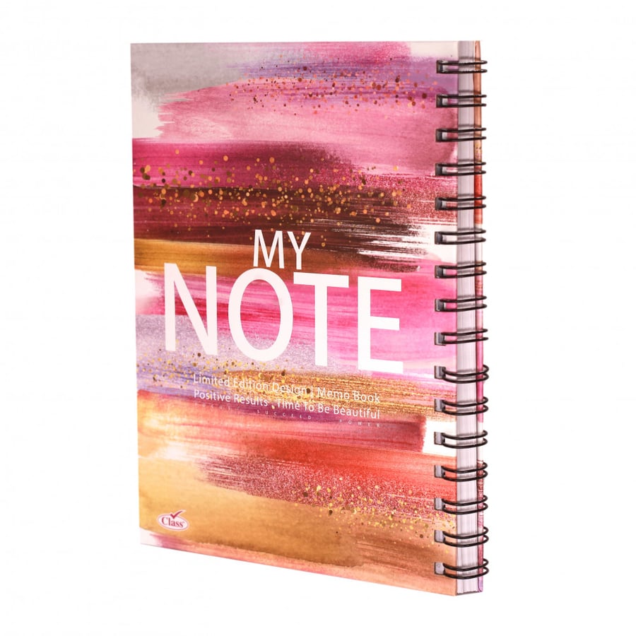 كلاس- دفتر ريكورد مربعات- 100 ورقة- A5- الأشكال متنوعة Class Notebook