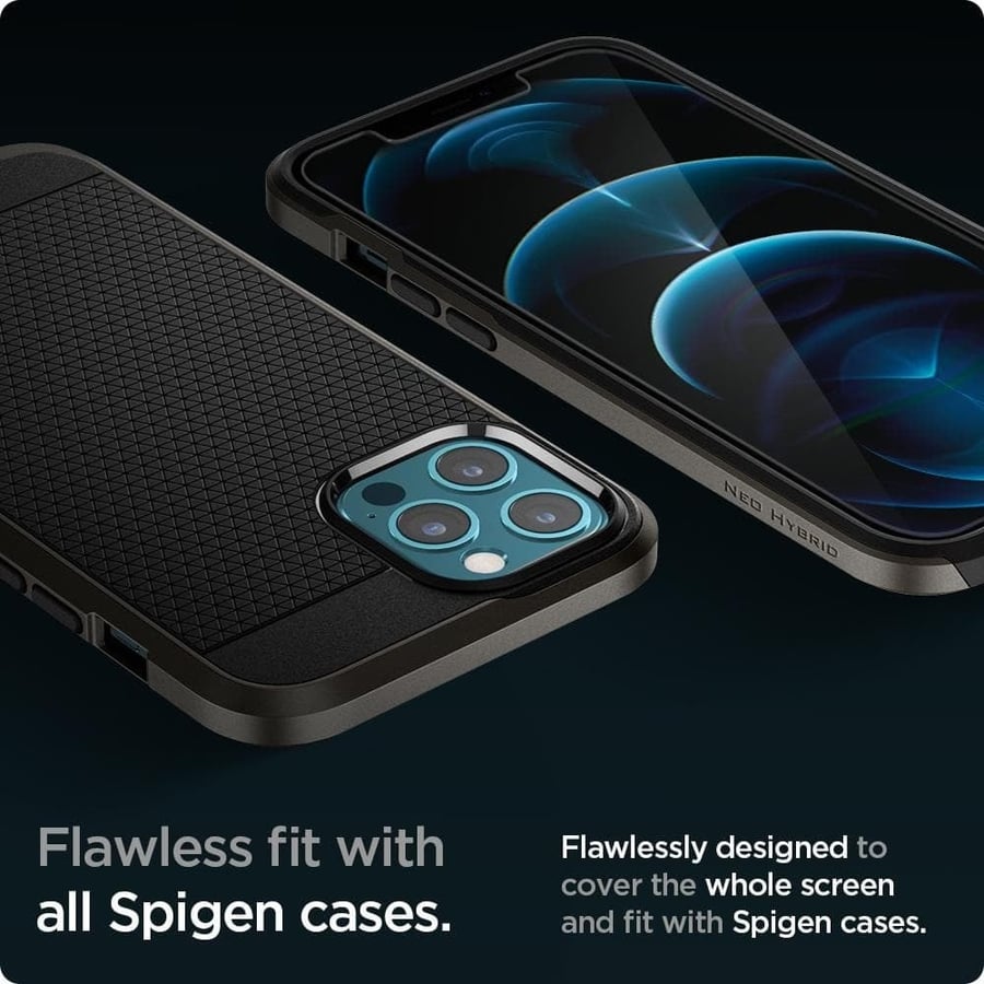 واقي شاشة ايفون زجاج من سبيجن SPIGEN 12 PRO MAX