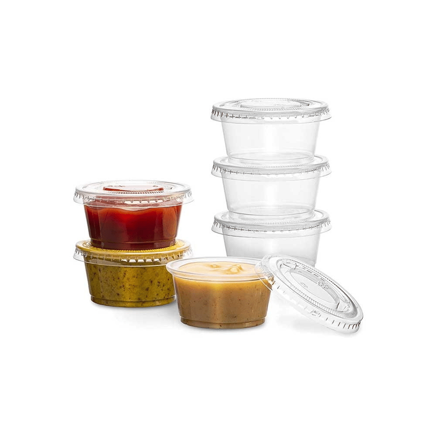 علب صوص بلاستيك 2 اونص