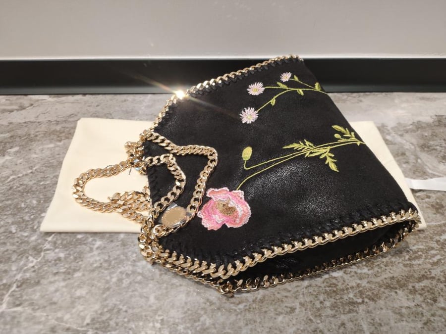 Stella McCartney Falabella Embroidered Mini Tote