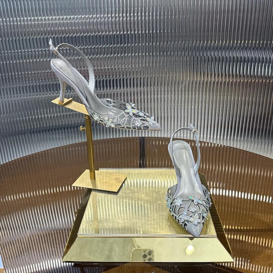 René Caovilla Cinderella 80 slingback
