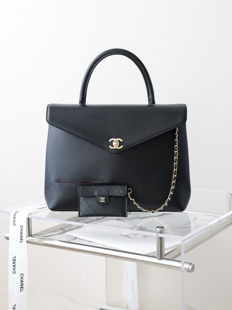 Chanel Top Handle Envelope Flap Bag