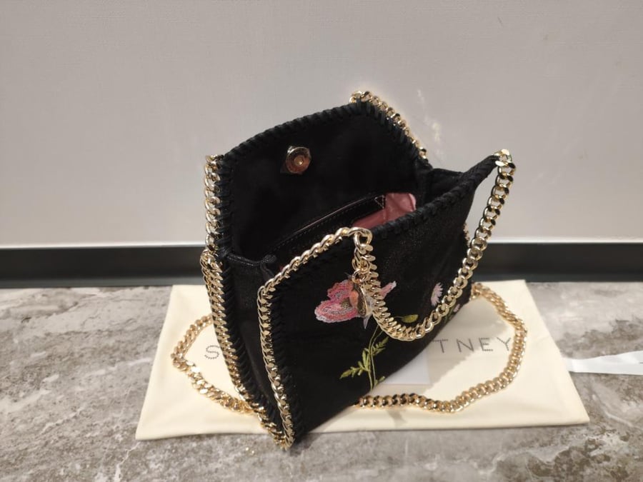 Stella McCartney Falabella Embroidered Mini Tote