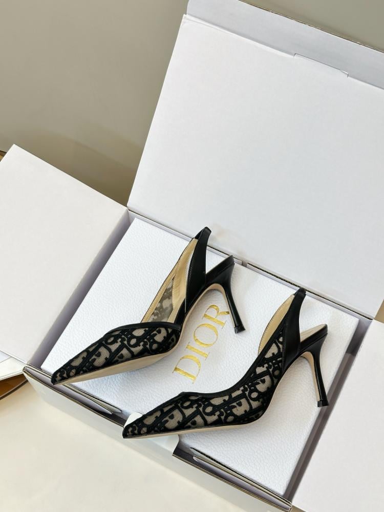 Dior Adiorable slingback pumps 8.5cm / كعب ديور أديورابل