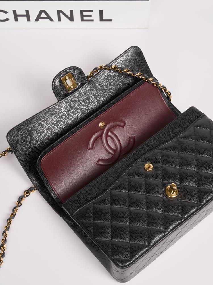Chanel Classic Flap Bag – Black Caviar Leather