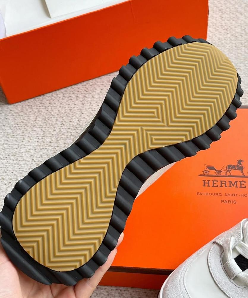 Hermès White Sneakers