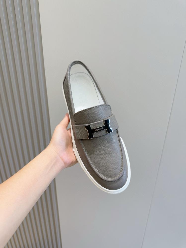 Hermes Leather Loafers