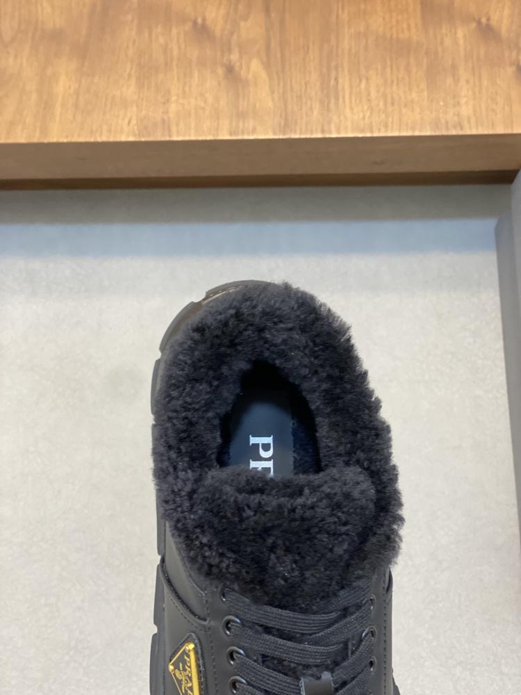 Prada Fur Sneaker