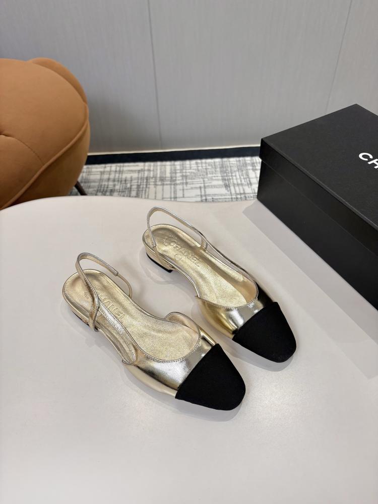 Chanel Slingback Flats