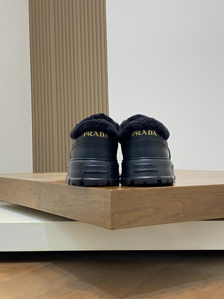 Prada Fur Sneaker