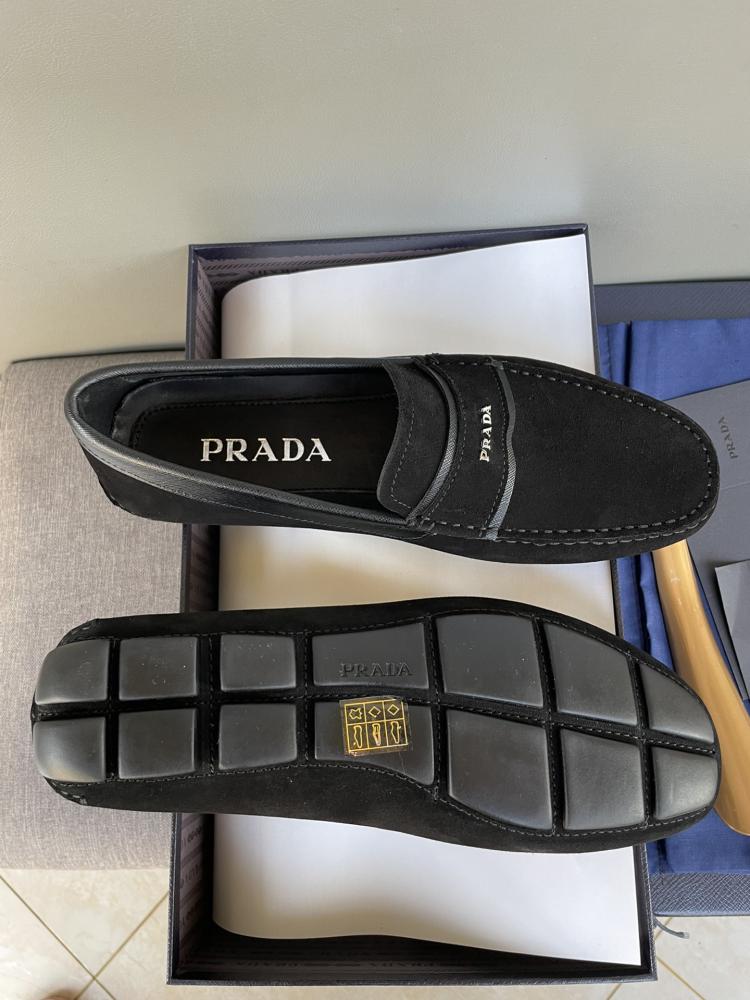 Prada Suede Loafers