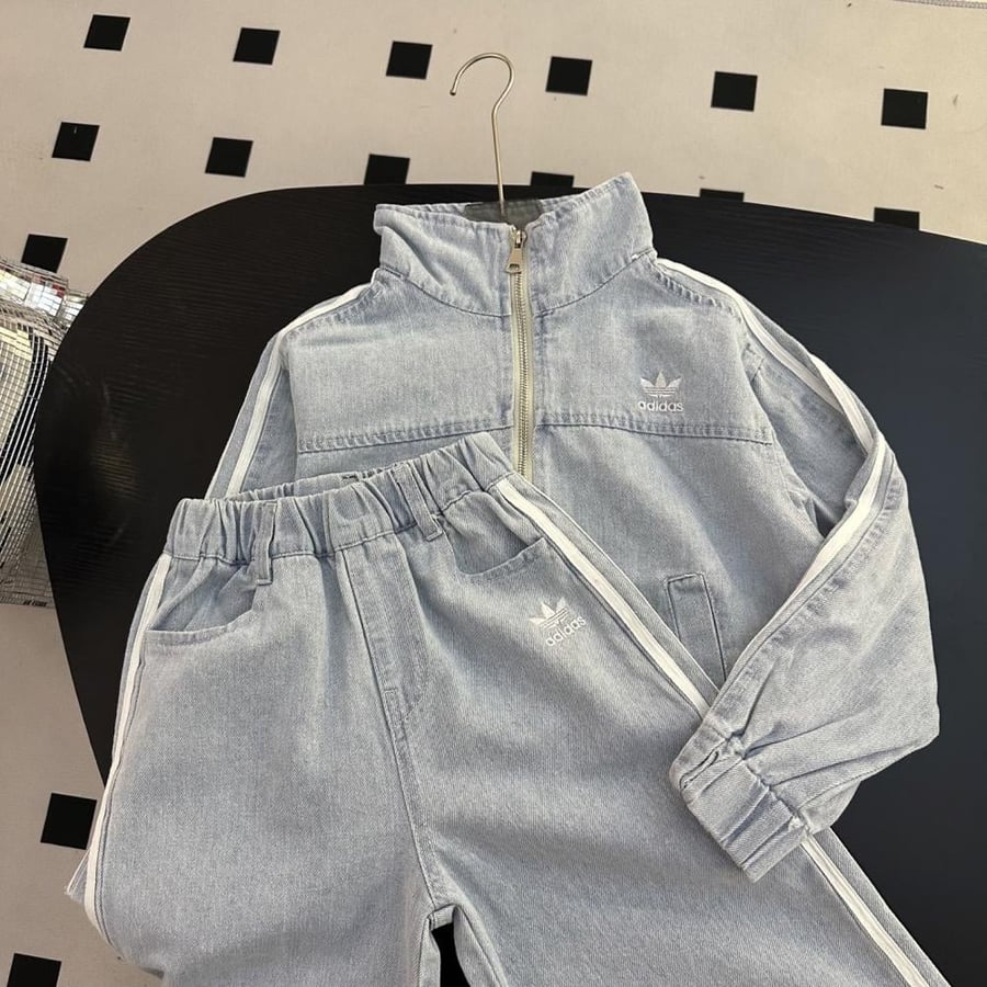 Denim Sport Stripe Set