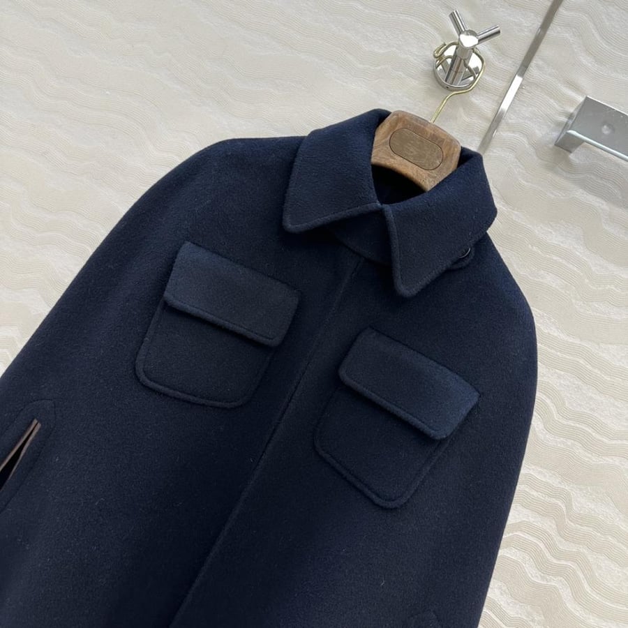 Loro Piana Wool and Cashmere Cape Coat