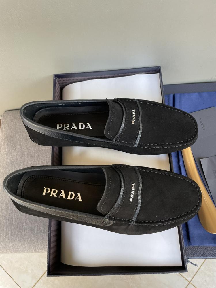Prada Suede Loafers