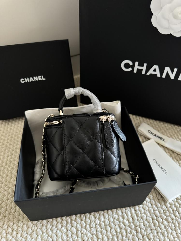 Chanel Vanity Case Mini Bag – Black Lambskin