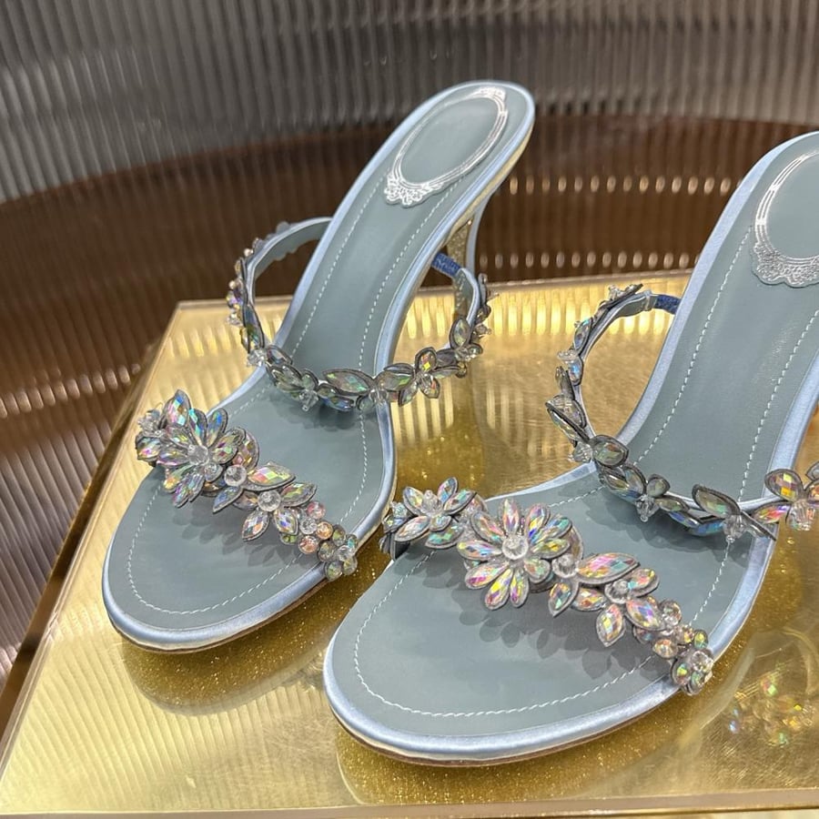 Rene Caovilla stiletto sandals / صندل رينيه كافوفيلا