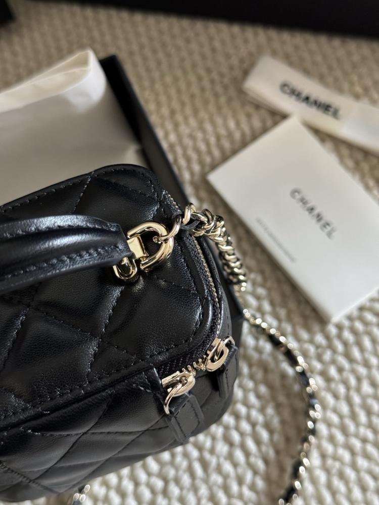 Chanel Vanity Case Mini Bag – Black Lambskin