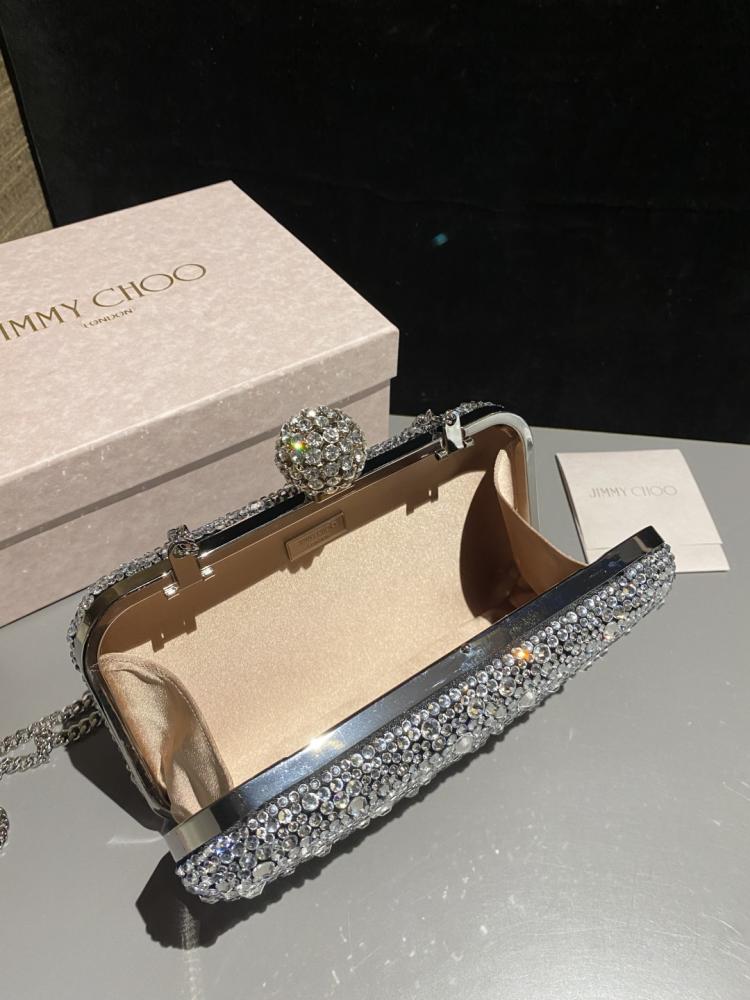 Jimmy Choo Cloud Crystal Clutch / حقيبة يد جيمي تشو كلاود كريستال