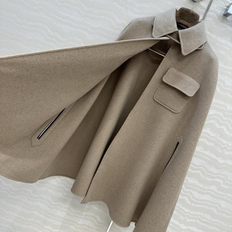 Loro Piana Wool and Cashmere Cape Coat