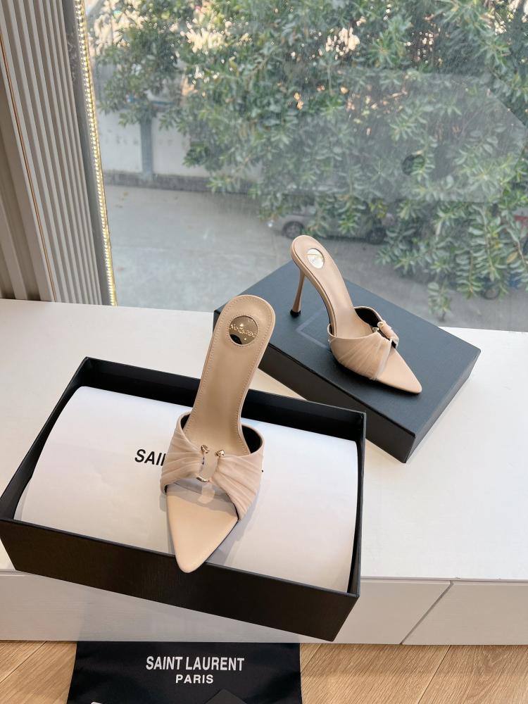 YSL Clou Mule Sandal