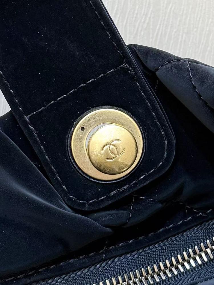 Chanel Bow-Shaped Nylon Shoulder Bag
