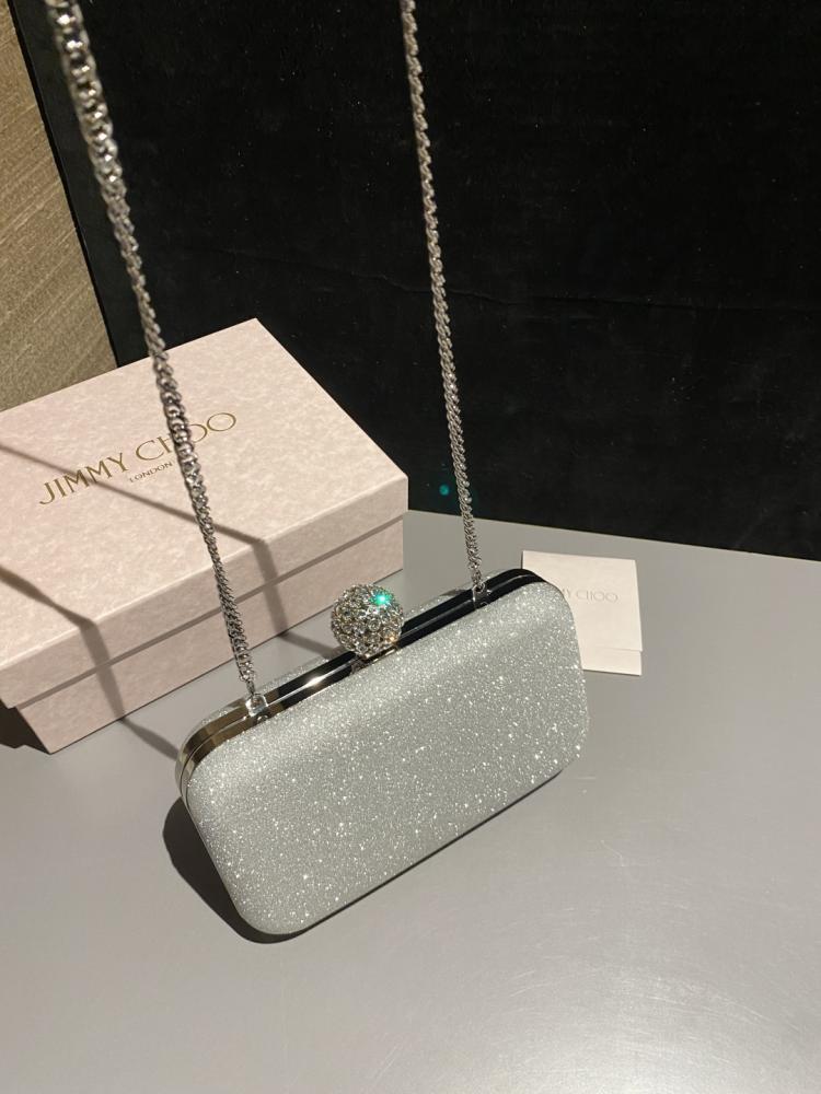 Jimmy Choo Cloud Crystal Clutch / حقيبة يد جيمي تشو كلاود كريستال