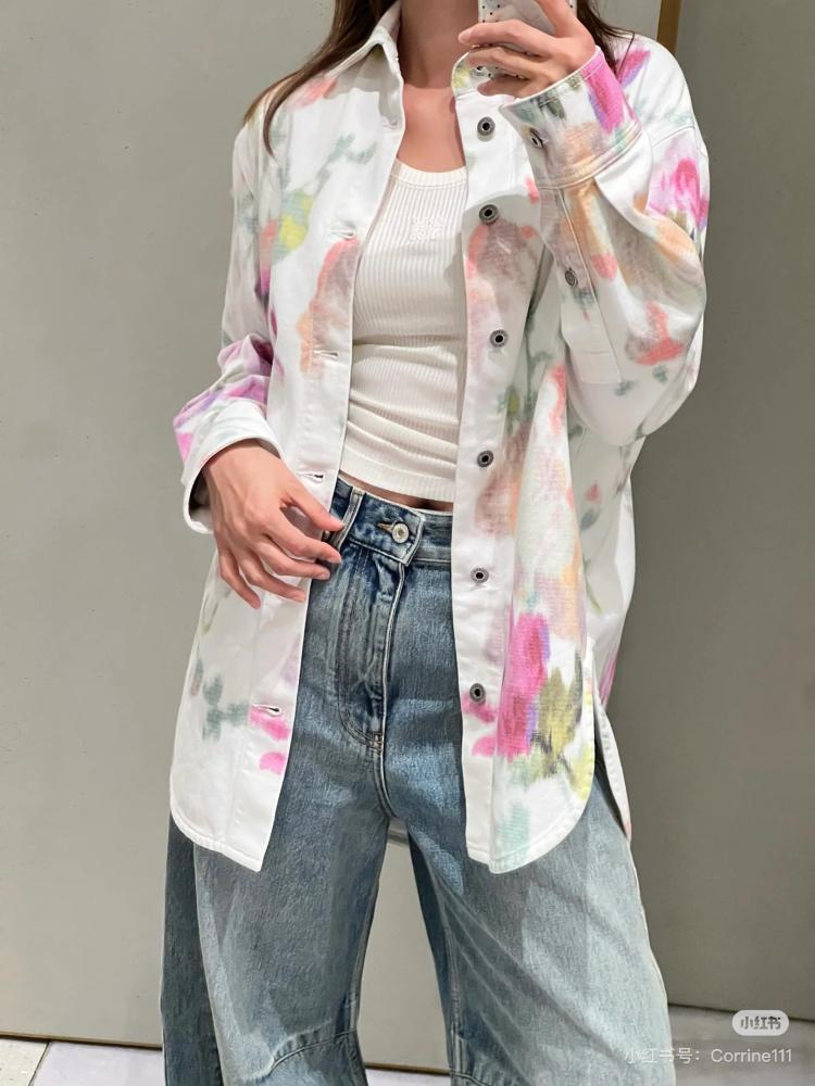 Loewe Watercolor Floral Overshirt