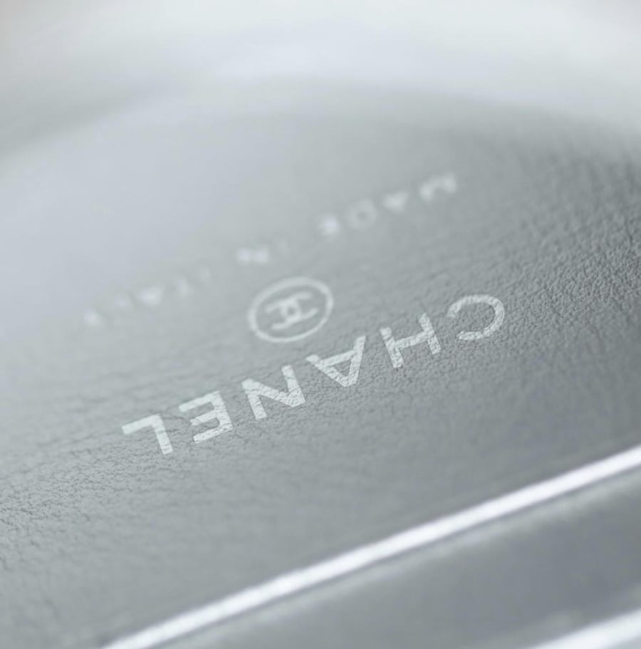 silver Chanel mini bag