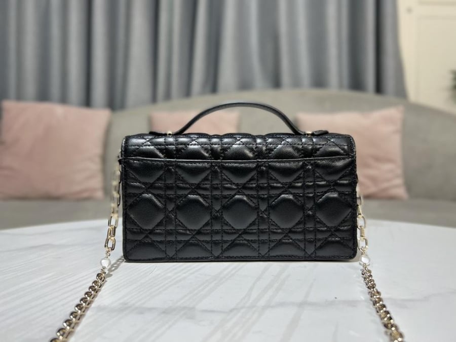 LADY DIOR TOP HANDLE CLUTCH