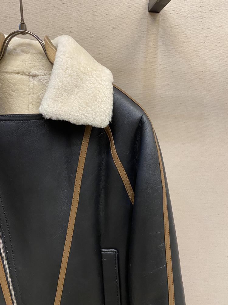 Loewe leather coat