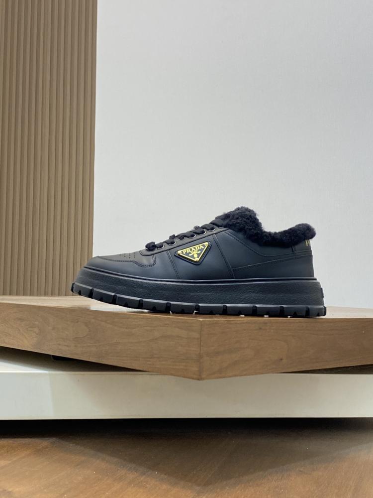 Prada Fur Sneaker