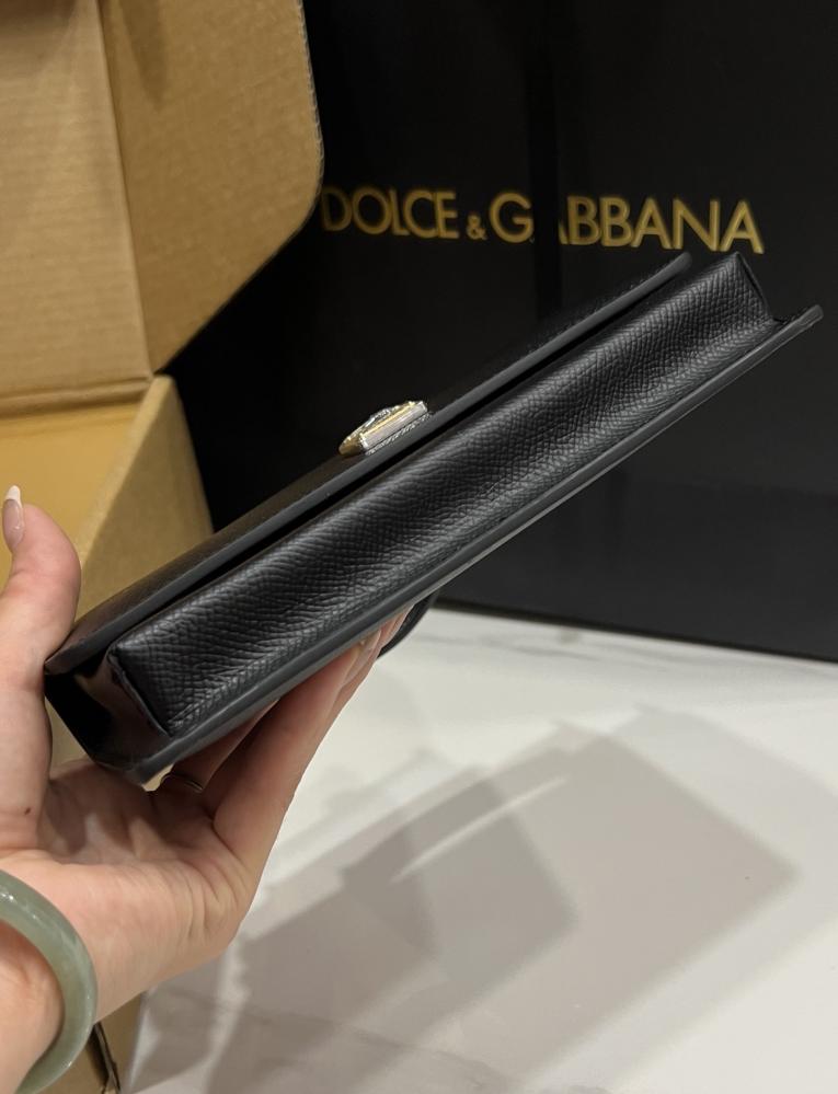 D&G Mini Wallet on Chain in Leather