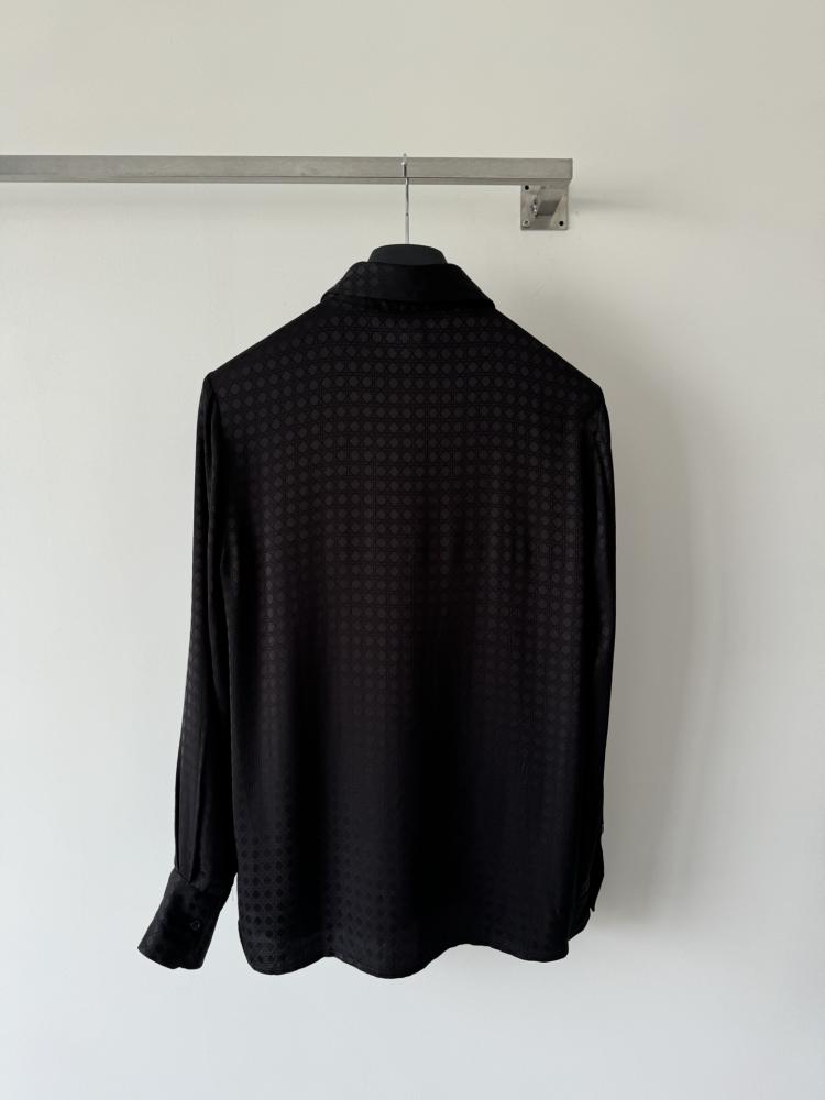 Christian Dior Geometric Pattern Silk Shirt