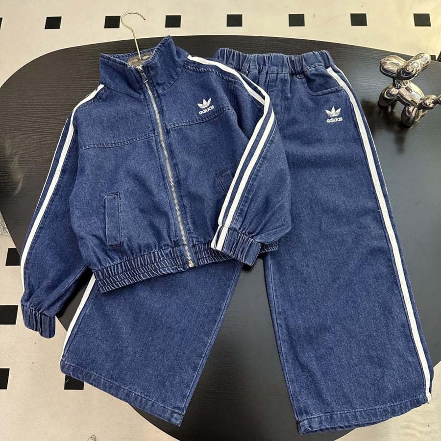 Denim Sport Stripe Set
