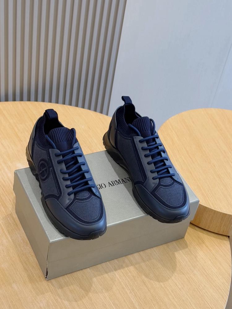 Armani Navy Sneakers