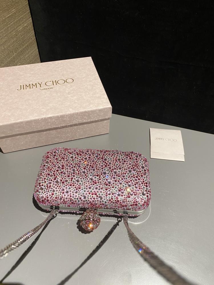 Jimmy Choo Cloud Crystal Clutch / حقيبة يد جيمي تشو كلاود كريستال