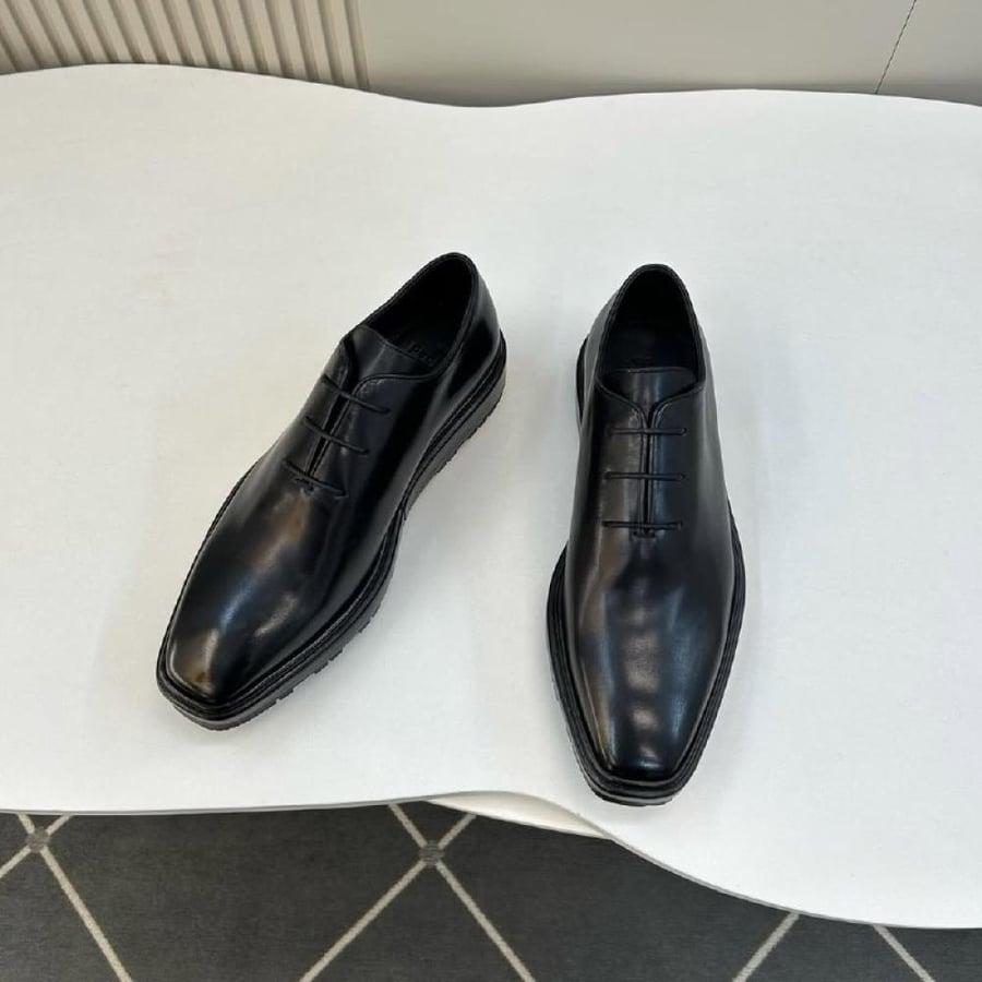 Prada Black Leather Shoes