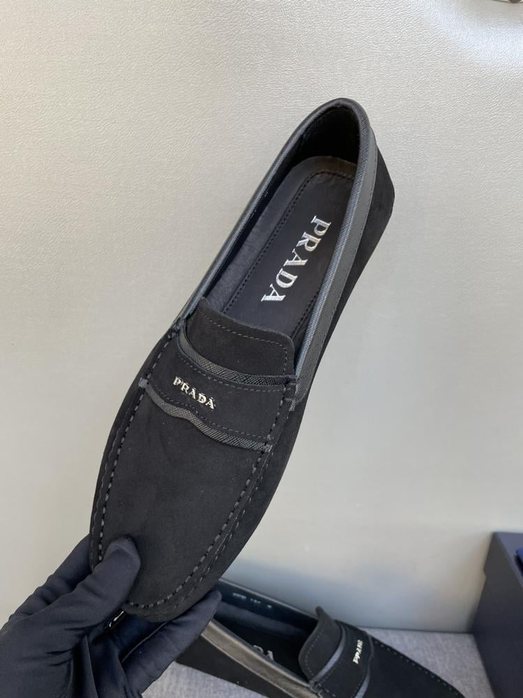 Prada Suede Loafers