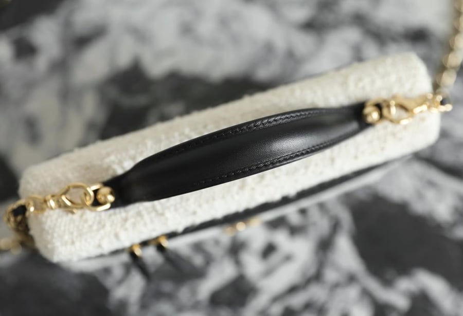 Chanel Tweed Calfskin Vanity Case